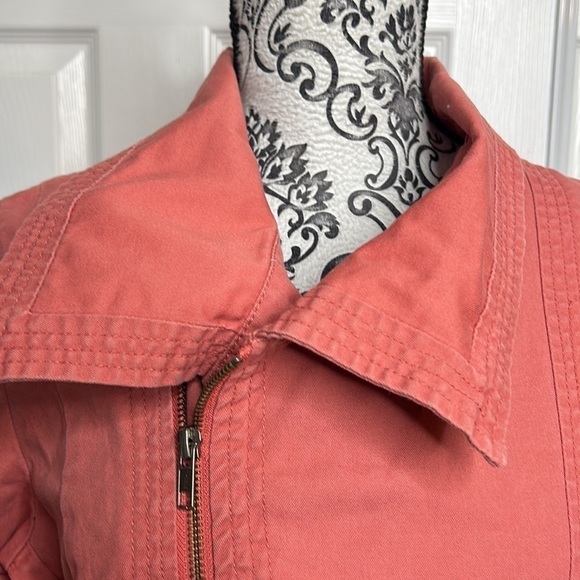 Hurley Light Pink Asymmetrical Jacket S - Picture 5 of 7